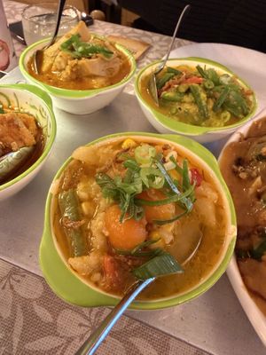 mixed veggies & tofu  at Aneka Rasa in Amsterdam