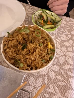 fried rice  at Aneka Rasa in Amsterdam