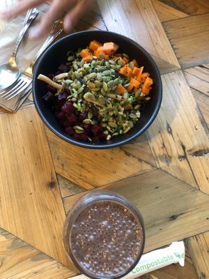 Mushroom bowl  at The Garden in Vancouver