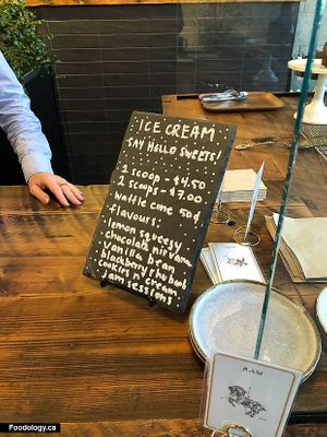 They have Say Hello Sweets ice cream and bars!  at The Garden in Vancouver