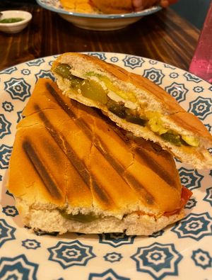   at Llama Cafe in Uyuni