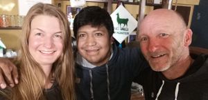 Our wonderful host, Bismark at Llama Cafe in Uyuni