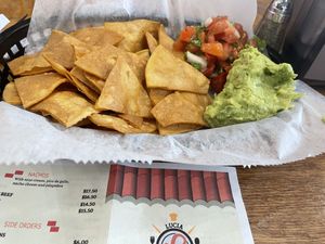Pico n guac chips   at Lucia in Mattituck