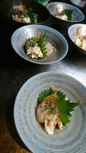Yuba Sashimi at Nenju 万菜録 in Kobe