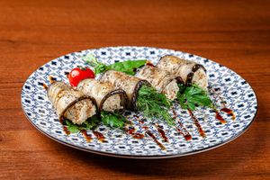 Eggplants rolls at Chaykhana Samarkand - Чайхана Самарканд in Lviv