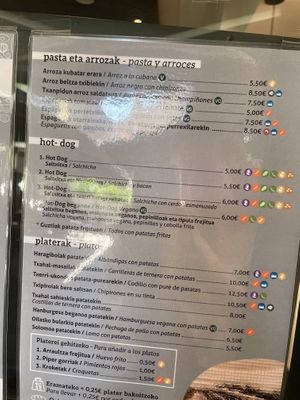 Carta  at Labarra Taberna in Zumaia