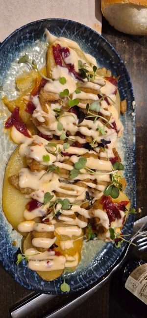 Patatas con heura at Labarra Taberna in Zumaia