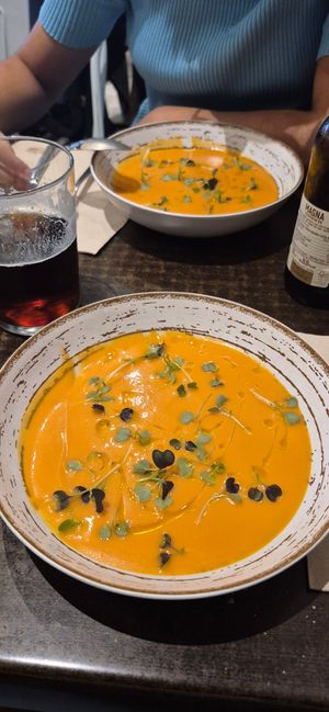 Salmorejo feliz at Labarra Taberna in Zumaia