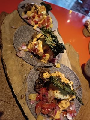 Tacos de setas at Run Run Run in Madrid