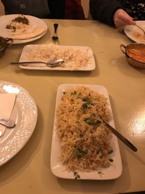 Loved savouring this chickpea rice dish!  at Jaipur Palace in Sevilla