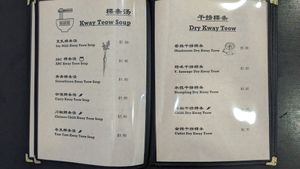 Vegan Menu Kway Teow at 729 Vegan in North Singapore