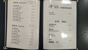 Vegan Menu Dumpling &  Sides & Dessert  at 729 Vegan in North Singapore