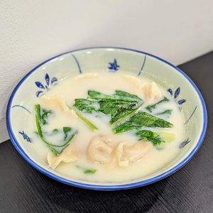 Vegan Soy Milk Dumpling Soup at 729 Vegan in North Singapore