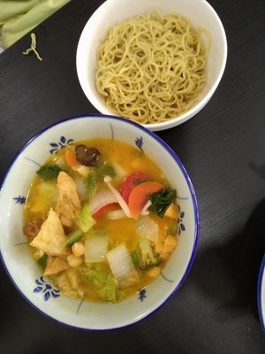 Xiao wan mian at 729 Vegan in North Singapore