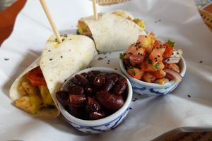 Breakfast wrap at Chikalicious in Koh Phangan
