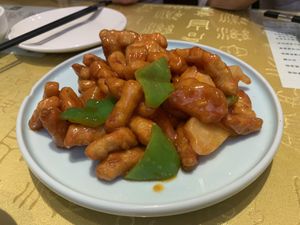 Sweet and sour pork with pineapple  at Jing Lian Zhai - Hepingli in Beijing