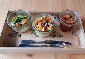 vegan lunch at Boko Loco - Lyon 1 in Lyon