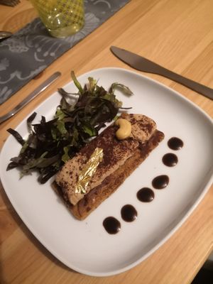 Foix gras végétal à tomber ! at M.Y.Table-Restaurant in Augan