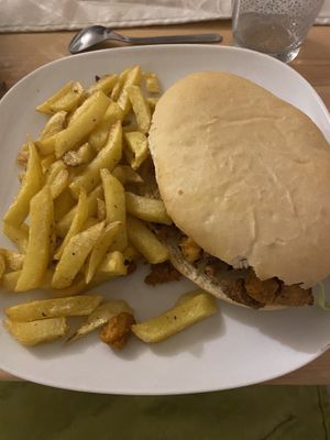 Kebab végétal  at M.Y.Table-Restaurant in Augan