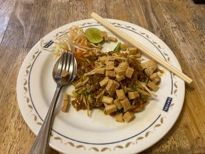 Great Pad Thai  at 89 Cafe in Krabi