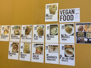 Options at 89 Cafe in Krabi