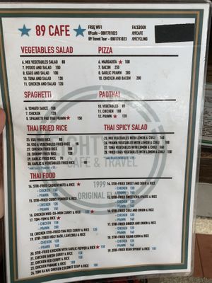 Food at 89 Cafe in Krabi