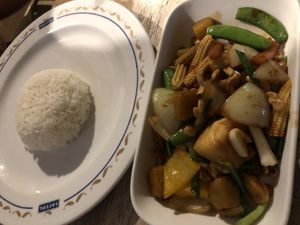 Fried cashew  at 89 Cafe in Krabi