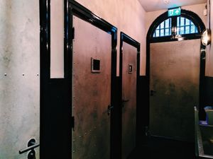 Prison door toilets ;) at Het Kantongerecht in Boxmeer
