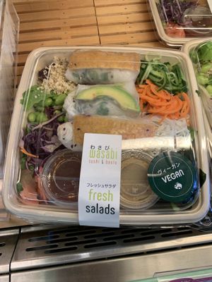 Yasai summer roll salad at Wasabi - Ealing Broadway in West London