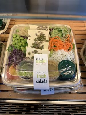 Raw naked tofu salad at Wasabi - Ealing Broadway in West London