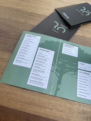 Juices at Casper Bar in Budva