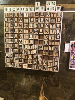 This is what ubuntu means at Ubuntu Eat in Kolkata