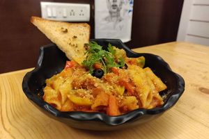 Penne Pasta in Red Sauce at Ubuntu Eat in Kolkata