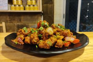 Crispy Chilli Soya Chunks at Ubuntu Eat in Kolkata