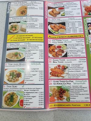 Card 1 at Mays Thai Bistro in Bad Salzuflen