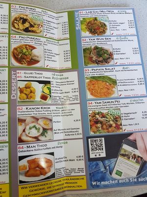 Card 4 at Mays Thai Bistro in Bad Salzuflen