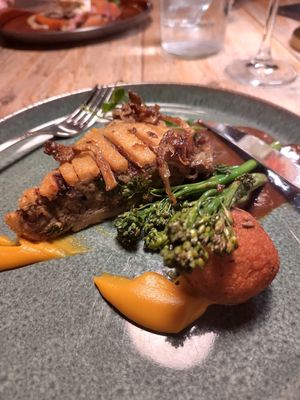 Mushroom wellington at Kopar in Reykjavik