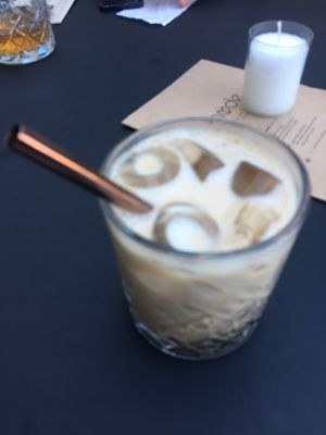 Dirty chai latte   at Nude Food in Augsburg