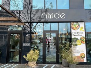 store front  at Nude Food in Augsburg