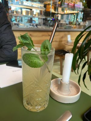 Ginger lemonade  at Nude Food in Augsburg