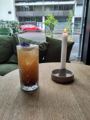 Tamarind lemonade at Nude Food in Augsburg