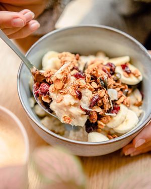 Porridge at Nude Food in Augsburg