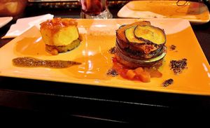 Tapas made vegan.  at Bodega Biarritz 1881 in Barcelona