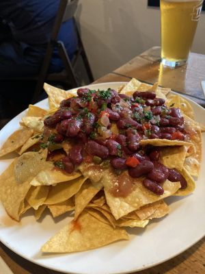 Vegan nachoss  at La Batisfera Cafeteria in Valencia