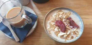 Porridge at The Bookshop in Hereford