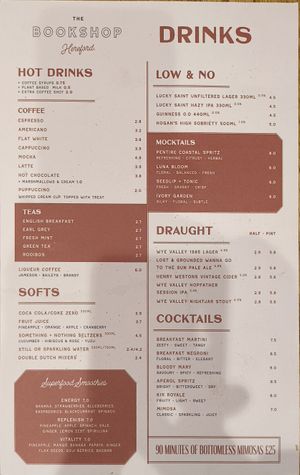  at The Bookshop in Hereford