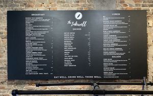 Menu at The Inkwell Bakery & Cafe in Bloomington