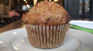 Vegan carrot muffin  at The Inkwell Bakery & Cafe in Bloomington