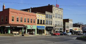Located on the square  at The Inkwell Bakery & Cafe in Bloomington