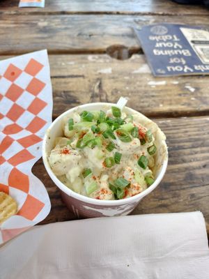 Potato salad at Lively Up Yourself - Food Truck in Bend